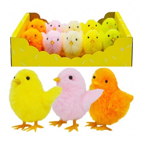 CONF. VETRINA C/10 PULCINI COLORATI  -