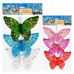 BUSTA  3 FARFALLE GR C/ CLIP  ASS  -