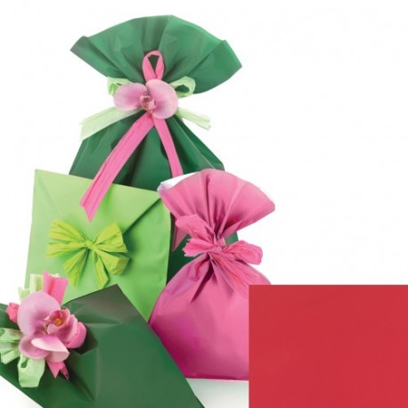 BUSTA REGALO PERLATA 8X15 ROSSA -