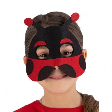 MASCHERA COCCINELLA BIMBO IN FELTRO  -