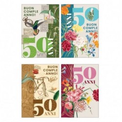 BIGLIETTO COMPLEANNIO 50 ANNI  -