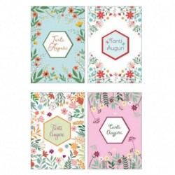 BIGLIETTO TANTI AUGURI HEXAGON  -