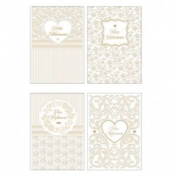 BIGLIETTO FELICE MATRIMONIO  - FE10219FM