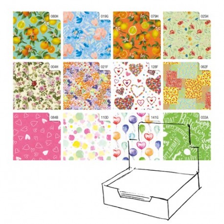 SC. CARTA REGALO RASO 100F.ASS. T  -