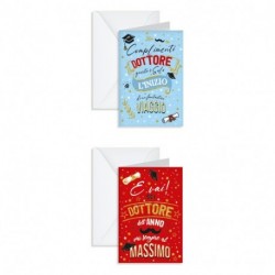 BIGLIETTO LAUREA MASCHILE CON ORO