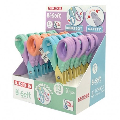 FORBICE BI-SOFT 13CM KC. PASTEL -