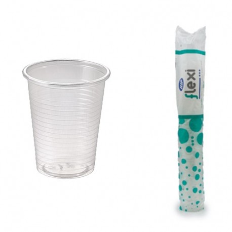 BICCHIERI TRASP. 200CC 100PZ PP FLEXI  -