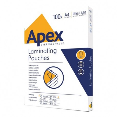 POUCHES APEX FELLOWES ULTRALIGHT A4
