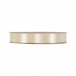 LIGHT DOUBLE SATIN MM15X50MT LIGHT CREAM
