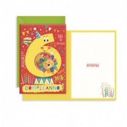 BIGLIETTO HAPPY 6 COMPLEANNO - 7568902F