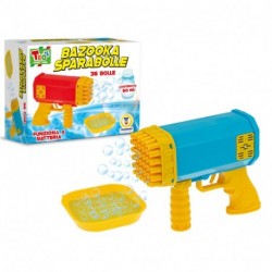 PISTOLA SPARABOLLE DI SAPONE 36FORI -