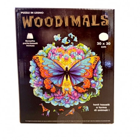 PUZZLE LEGNO FARFALLA - 705605011