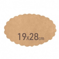 SOTTOFRITTO OVALE CARTAPAGLIA 19X28CM