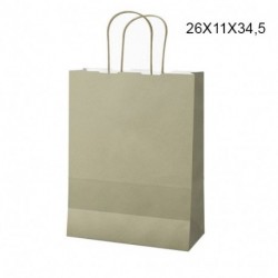 SHOPPER IN CARTA T/U 26X11X34,5 SALVIA