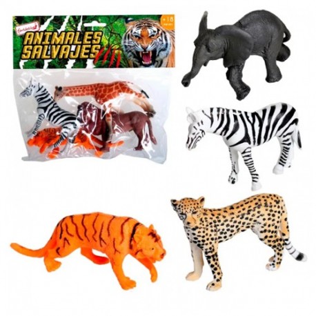 BUSTA ANIMALI ZOO 4PZ  - 81790