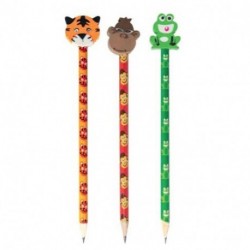 MATITE CON GOMMA  ANIMALS - 32NIK222