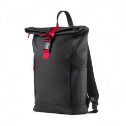 ZAINO ROLL-TOP DROPINBLACK IN GOMMA ANTI