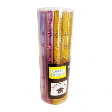 RIGHE 15CM ORNA BARATTOLO 20PZ. - 010