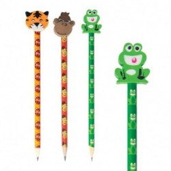 MATITE CON GOMMA  ANIMALS - 32NIK222