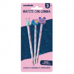 MATITE CON GOMMA - PUPPIES  - 32NIK194