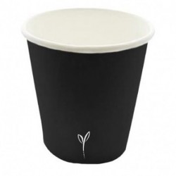 BICCHIERE CARTA NERO 80ML BYO 50PZ