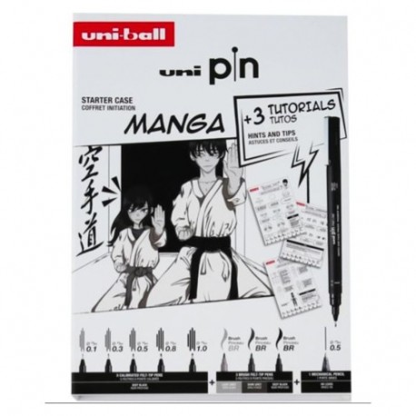UNI PIN FINELINER STARTER KIT MANGA