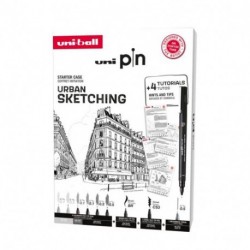 UNI PIN FINELINER STARTER KIT URBAN