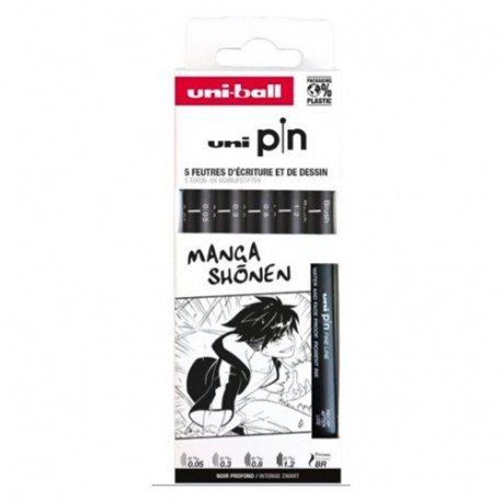 PIN FINELINER MANGA SHONEN 5PZ. ASS -