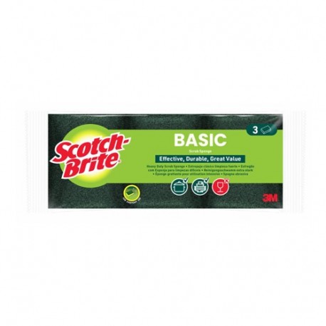 SPUGNA ACCOPIATA SCOTCH BRITE 3PZ.