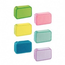 ASTUCCIO 3ZIP HAPPY PASTEL&NEON 18+18 -