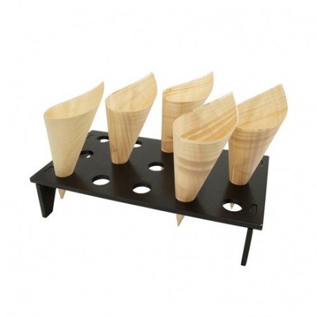 BASE PORTA 15 CONI NERA BAMBOO BYO -