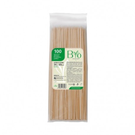 SPIEDO BAMBOO H20CM 100PZ  - 070002