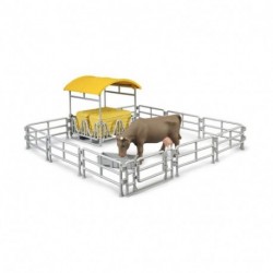 BRUDER ACC. HAY RACK WITH FENCE  AND TRO