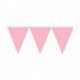 54004 - FESTONE BANDIERE ROSA 10MT