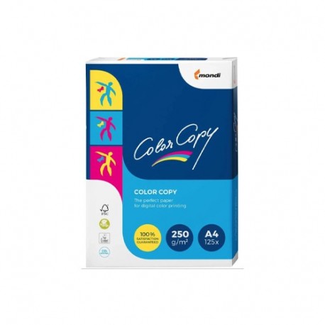 RISMA CARTA COLOR COPY  A4 250GR.125F