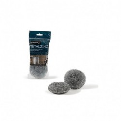 SPUGNA ZINCATA "METALZINC" 2 PEZZI GR. 3