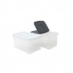 STORAGE BOX ROCOCO' C/RUOTE - 58X39X29 -
