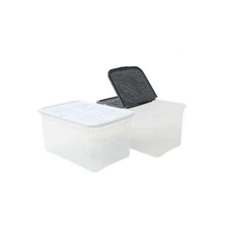 STORAGE BOX ROCOCO' C/RUOTE - 58X39X29 -