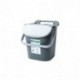 TOWER BIN 30 LT C/MANIGLIONE GRIGIO  -