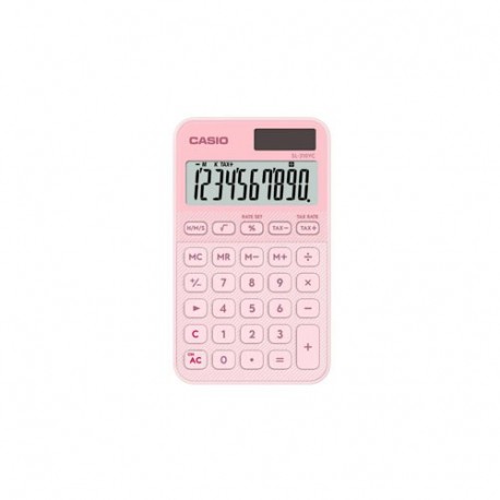 CALCOLATRICE CASIO 10 CIFRE ROSA