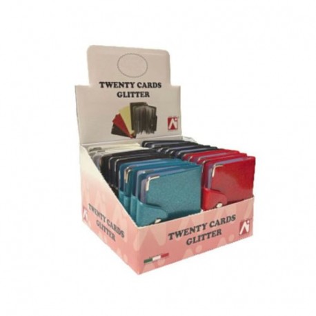 TWENTY CARDS GLITTER - 1021GL