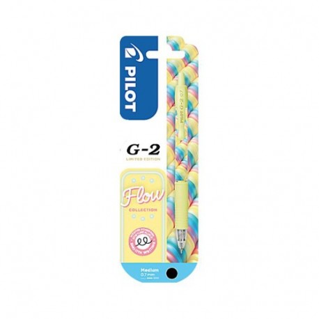PENNA G2 FLOW GIALLO 1PZ. BLISTER -