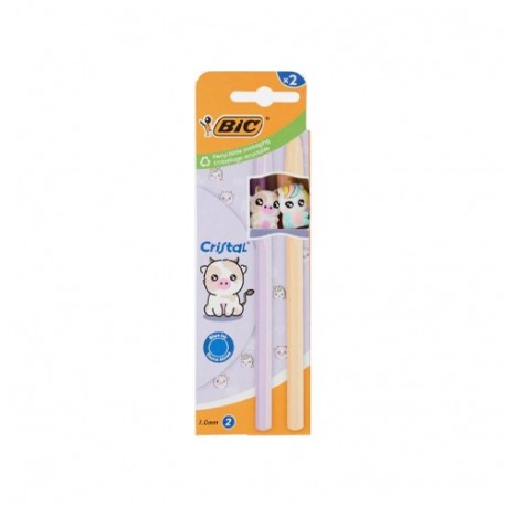 CRSTL FIGURINE BLISTER DA 2 LILLA/ARANCI