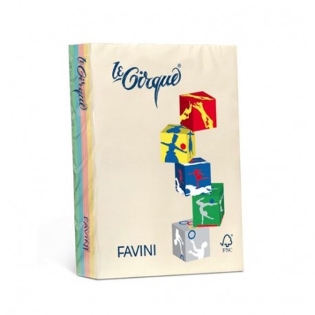 RISMA FAVINI CIRQUE F A4 80GR MIX (4) C/