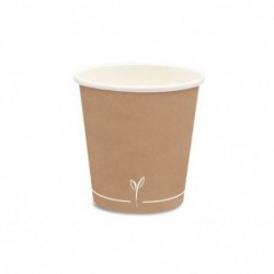 BICCHIERE CARTA AVANA 80ML BYO 50PZ.