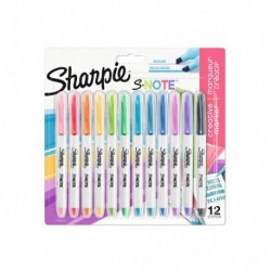 PENNARELLI SHARPIE SNOTE CHSL. ASS 12PZ