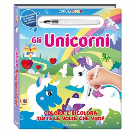 ACQUACOLOR - UNICORNI  - 9788855644761