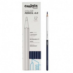 PASTELLI CARIOCA 4.0 BLU SCURO 12PZ -