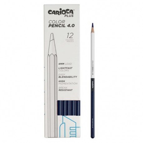 PASTELLI CARIOCA 4.0 BLU SCURO 12PZ -