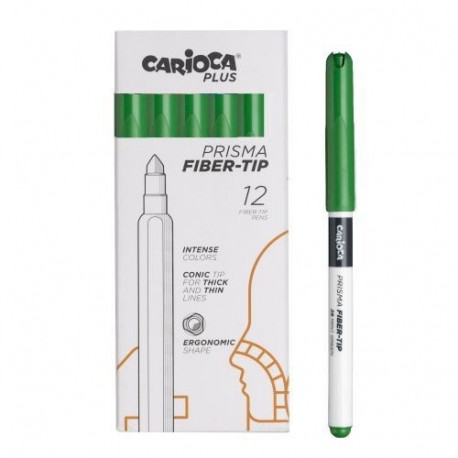 PENNARELLI CARIOCA PRISMA VERDE MEL 12PZ